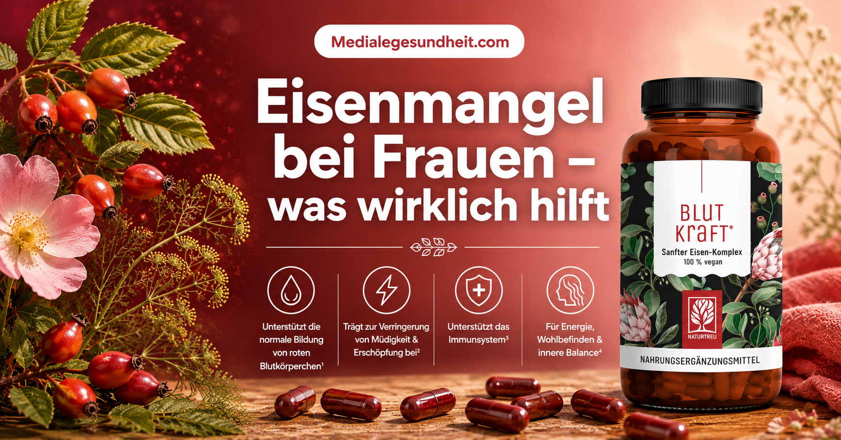 Eisenmangel bei Frauen – Symptome, Ursachen und was wirklich hilft