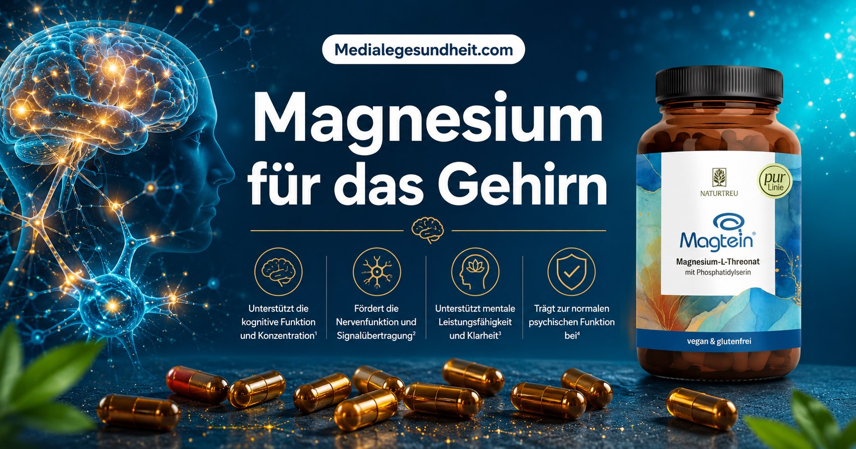Magnesium L-Threonat Wirkung – was diese Magnesiumform für das Gehirn leistet