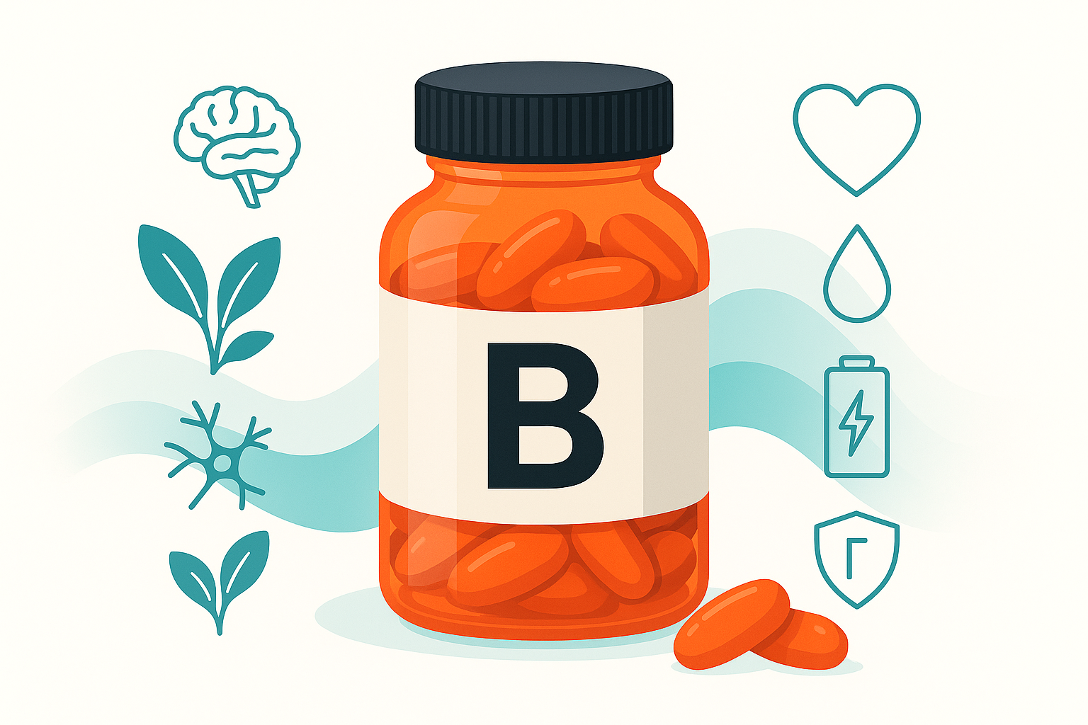 Vitamin B Komplex Wirkung: Mehr Energie, starke Nerven & weniger Stress