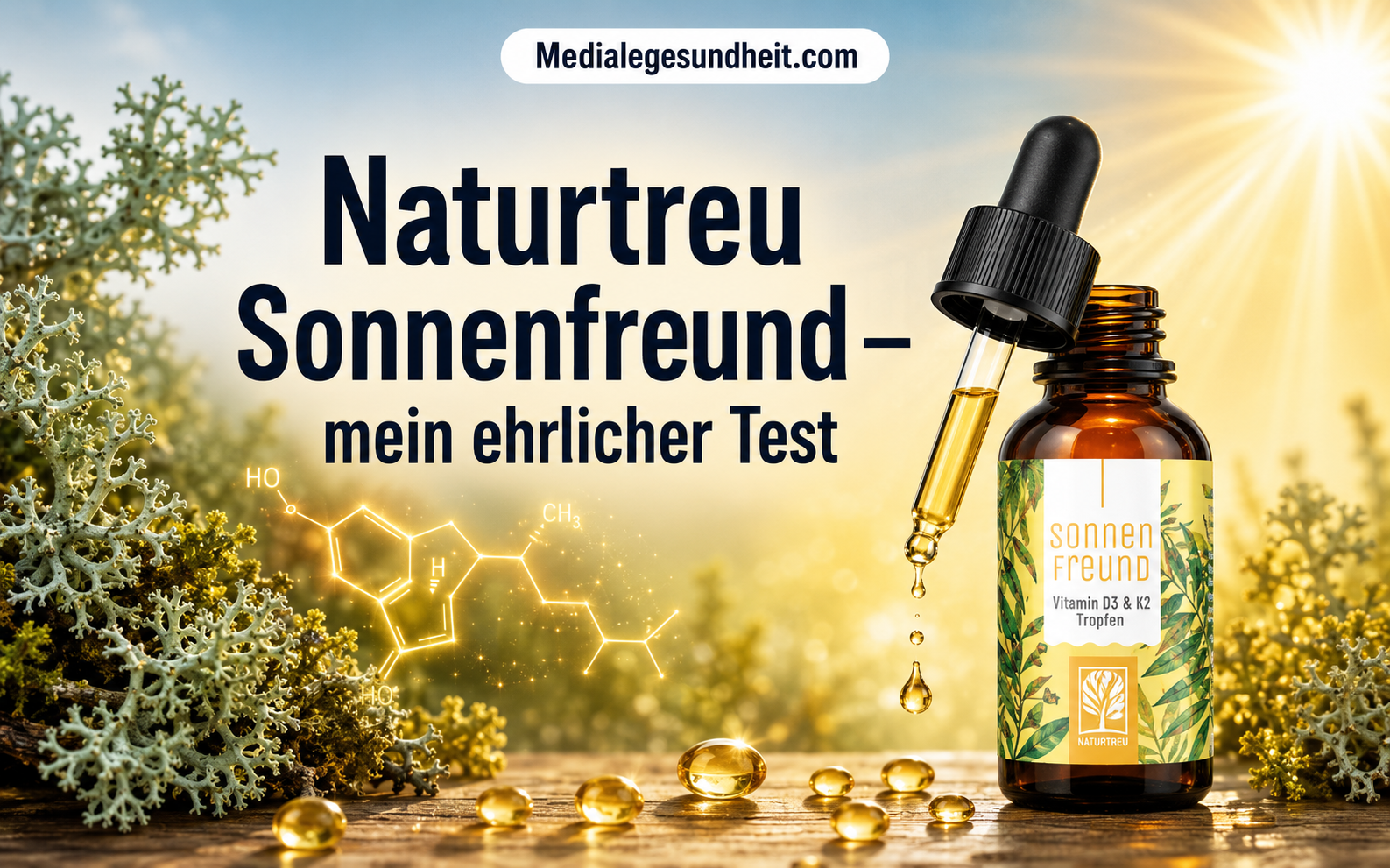 Naturtreu Sonnenfreund Test 2026 – meine ehrlichen Erfahrungen mit den Vitamin D3 & K2 Tropfen
