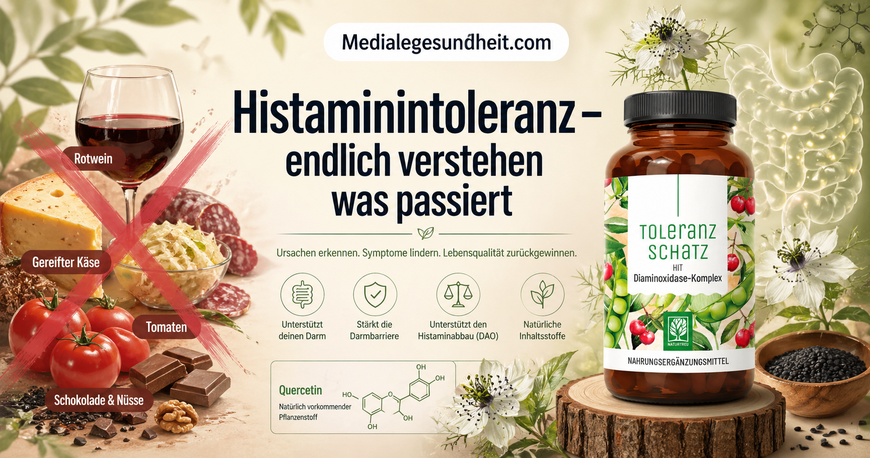 Histaminintoleranz Symptome – Ursachen und was wirklich hilft