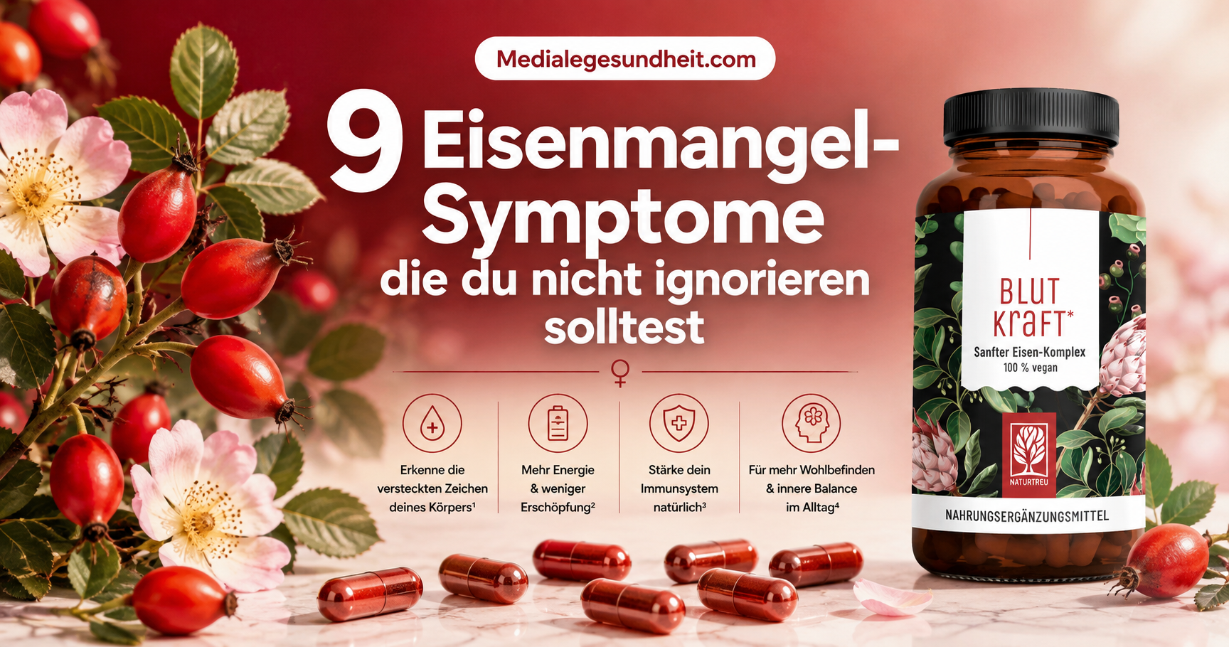 Eisenmangel bei Frauen – 9 Symptome die du nicht ignorieren solltest
