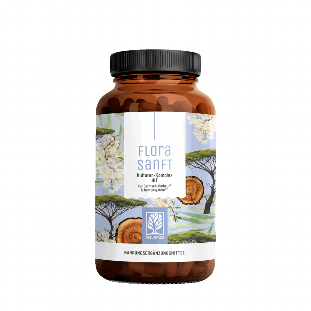 Naturtreu Florasanft Probiotika Histaminintoleranz Bakterienkulturen vegan Made in Germany