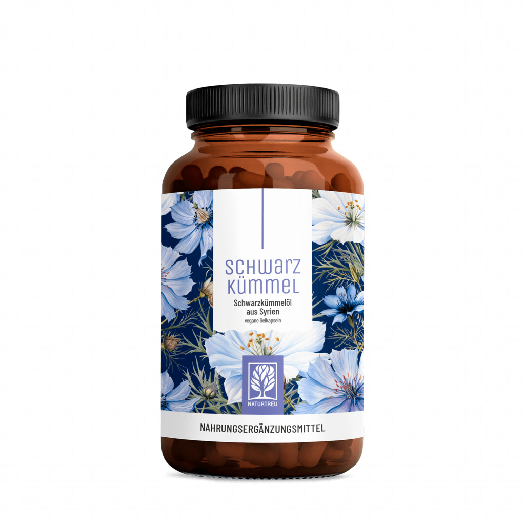 Naturtreu Schwarzkümmel Schwarzkümmelöl hochdosiert vegan Made in Germany