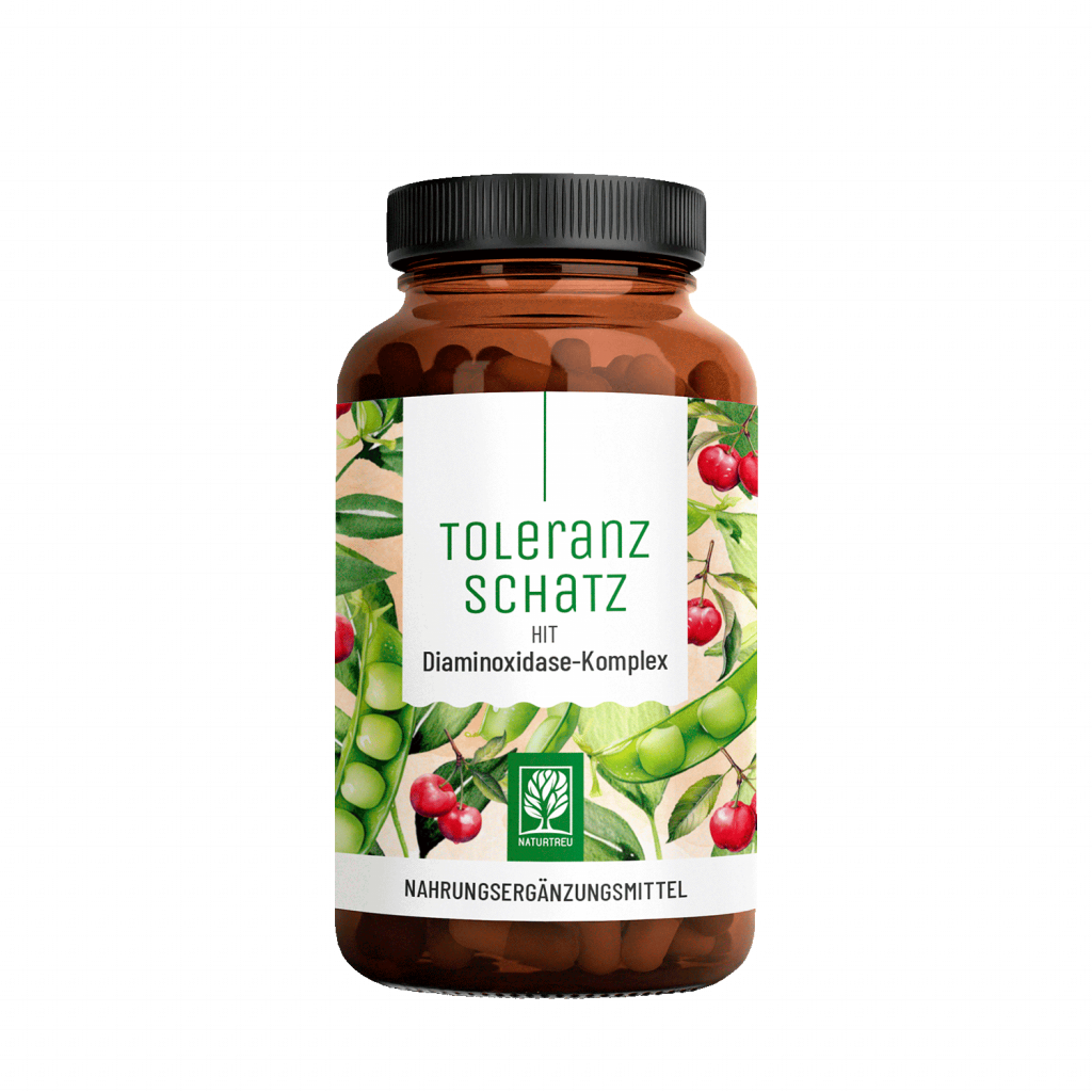 Naturtreu Toleranzschatz DAO Diaminoxidase Histaminintoleranz Komplex vegan Made in Germany