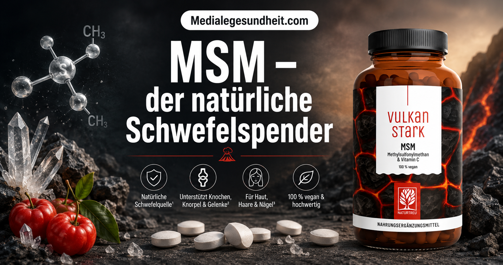 MSM Wirkung – was organischer Schwefel wirklich leistet