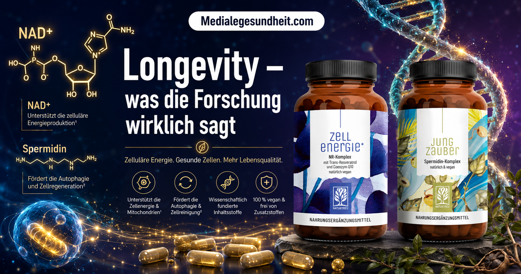 Longevity und NAD+ – was die Forschung wirklich sagt