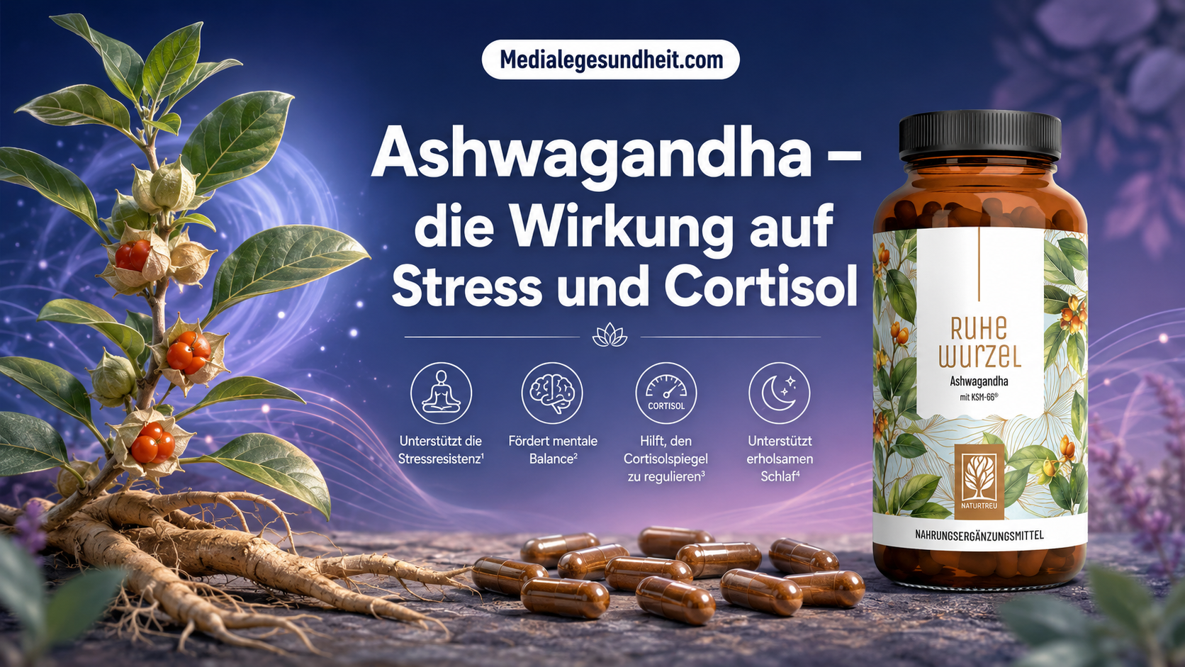 Ashwagandha Wirkung – was sie bei Stress und Cortisol wirklich leistet