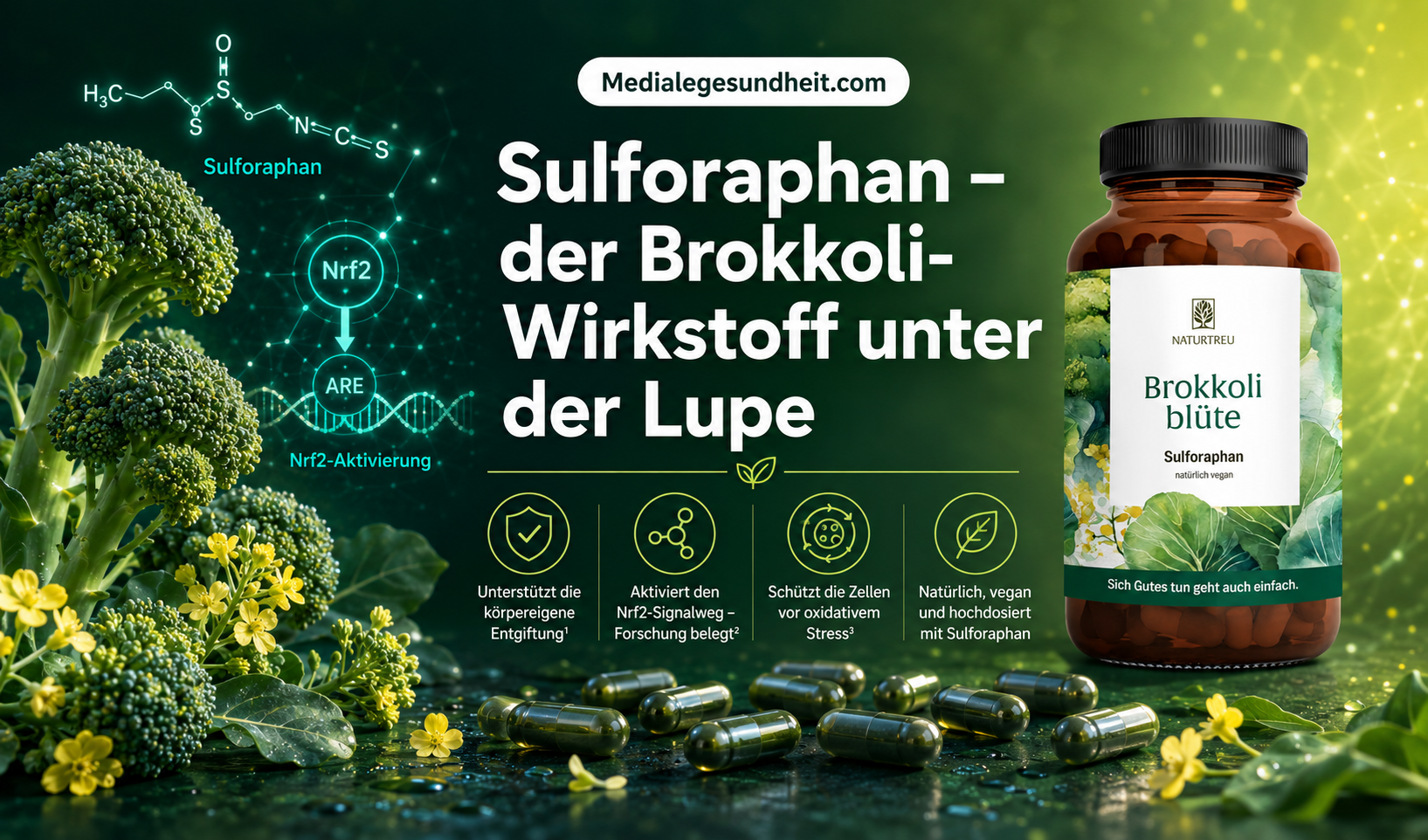 Sulforaphan Wirkung – was der Brokkoli-Wirkstoff wirklich leistet