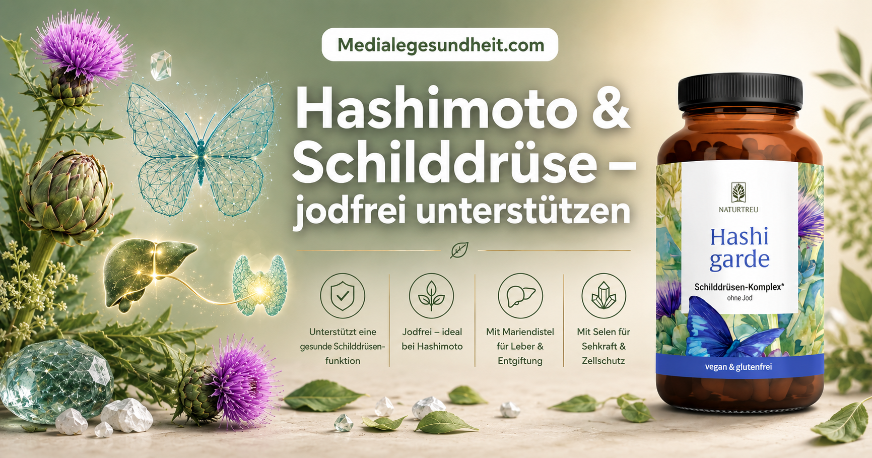 Hashimoto und Schilddrüse – wie Mikronährstoffe ohne Jod unterstützen können