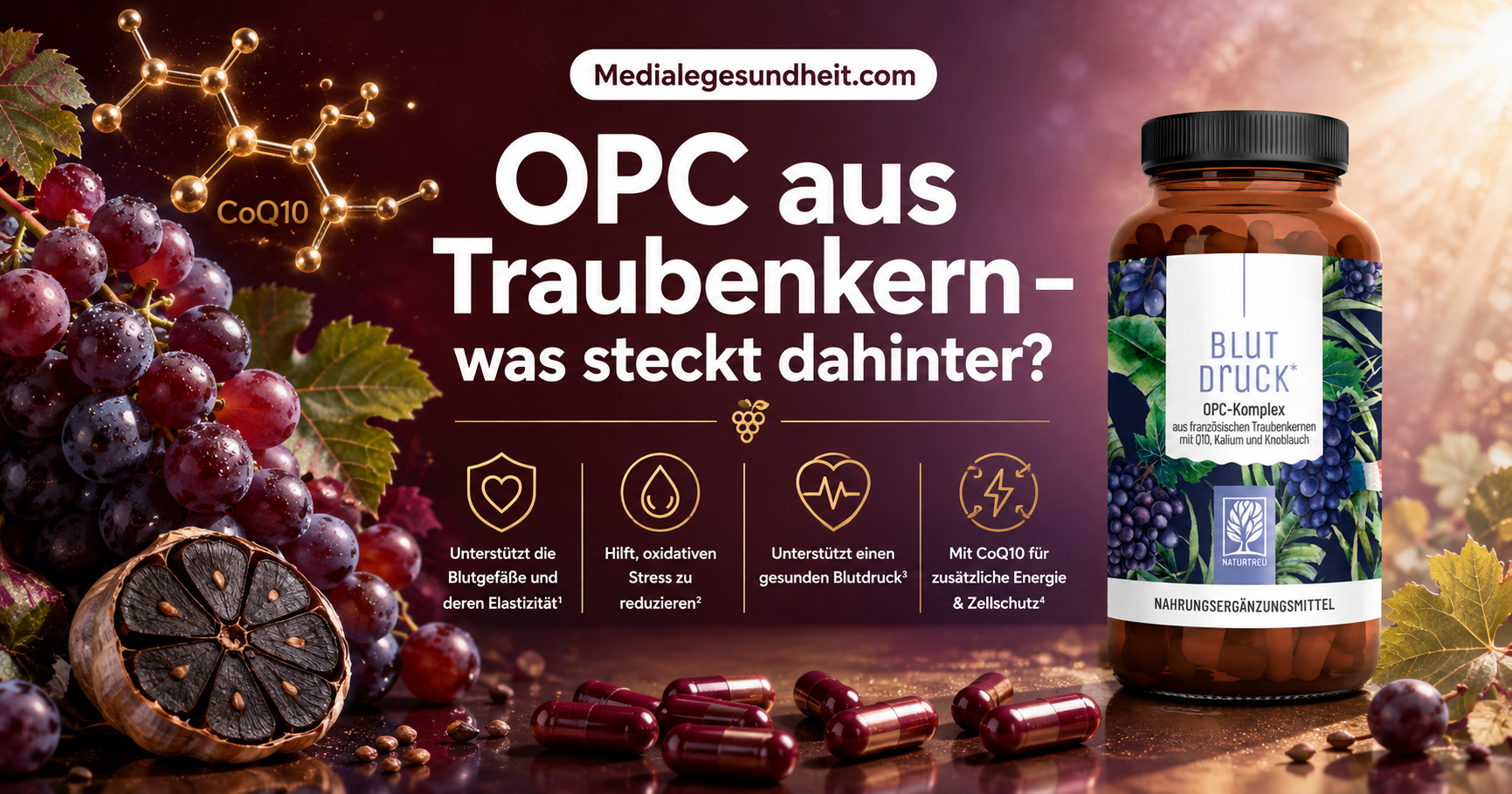 OPC Wirkung – was der Traubenkern-Extrakt wirklich kann