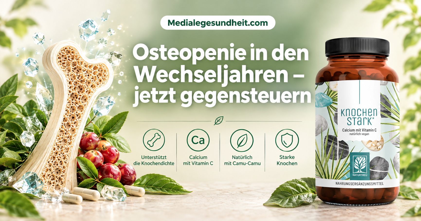 Osteopenie in den Wechseljahren – wie du deine Knochen jetzt schützt