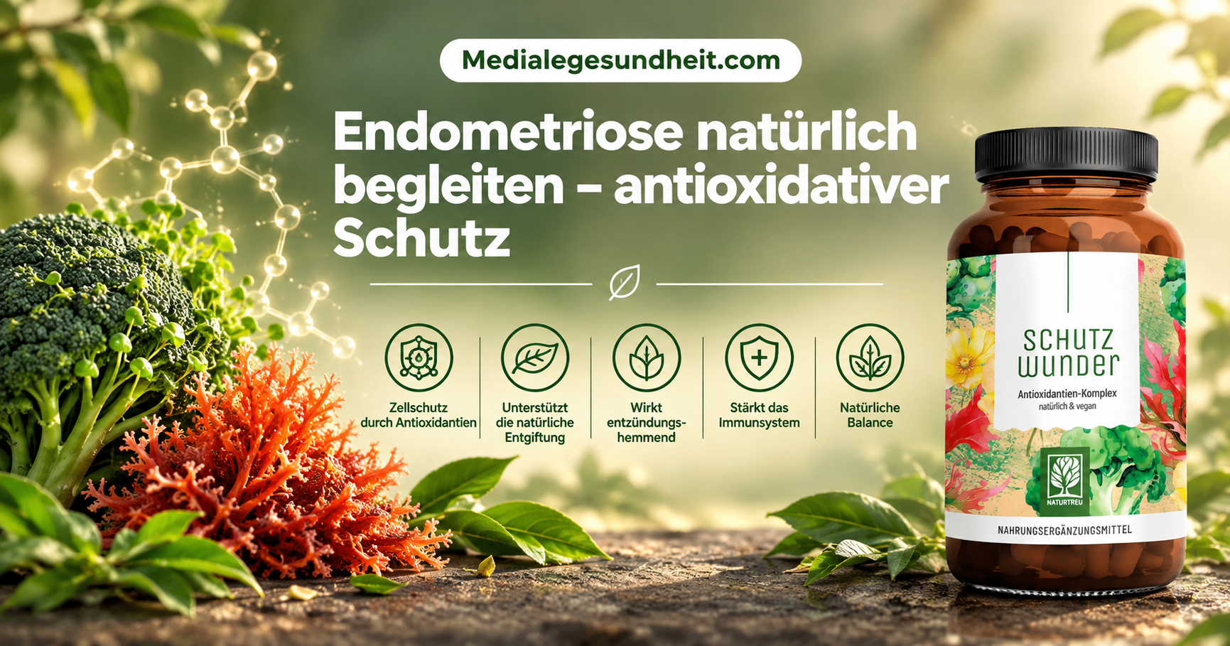 Endometriose natürlich begleiten – was antioxidativer Schutz leisten kann