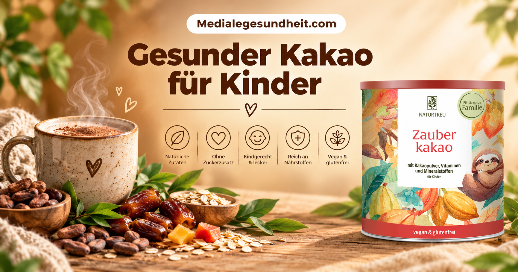 Kakao für Kinder – gesunde Nährstoffe statt Zucker